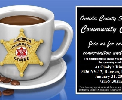 Sheriff’s Community Coffee Event Planned For Friday Morning…