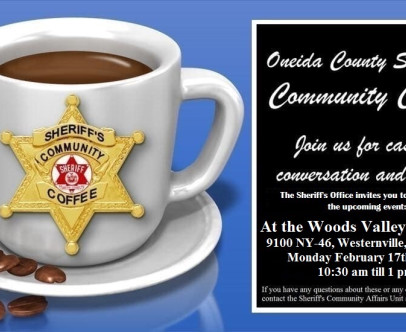 Oneida County Sheriff Robert Maciol has announced the next…