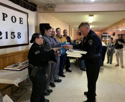 On Sunday, Sheriff Maciol was honored to present Boonville…