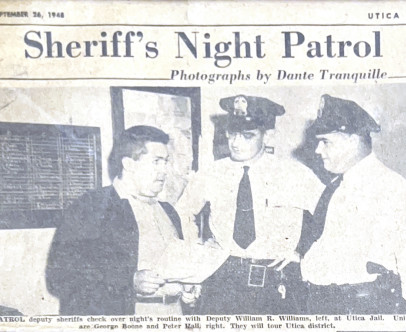 A look back to September, 26 1948 “Sheriff’s Night Patrol…