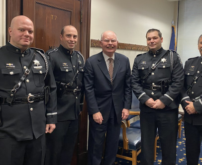 The Oneida County Sheriff’s Office Honor Guard proudly…