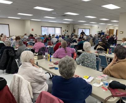 Today, Sheriff Maciol visited the Whitestown Seniors for a…