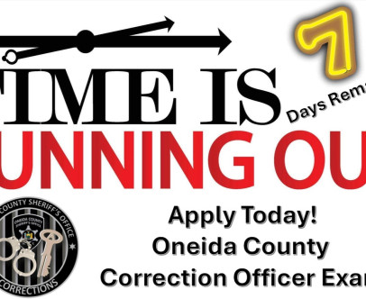 7 days remaining to sign up for the upcoming Oneida County…