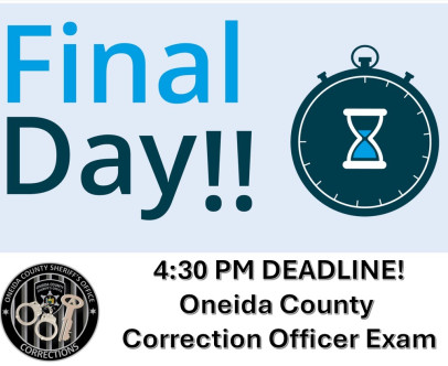 TODAY is the last opportunity to sign up for the Oneida…