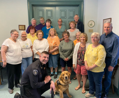 Earlier this week Therapy Dog Addie attended the Boonville…