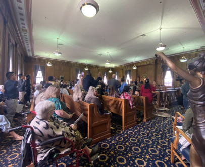 The Oneida County Sheriff’s Office Honor Guard proudly…
