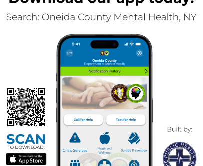 PUBLIC ANNOUNCEMENT: The Oneida County Department of Mental…