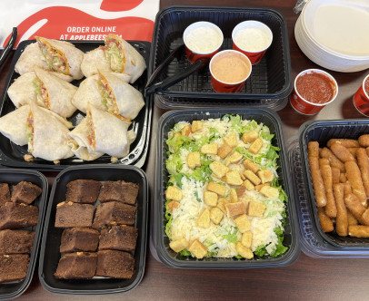 Thank you to Applebee's of Rome for dropping off some food…