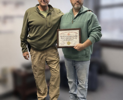 On behalf of Sheriff Maciol, Sgt.