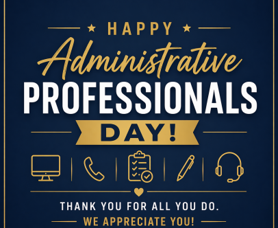 Happy Administrative Professionals Day!