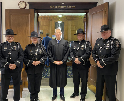 Yesterday, The Oneida County Sheriff’s Office Honor Guard…