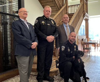 At a morning press conference held at the Bank of Utica…