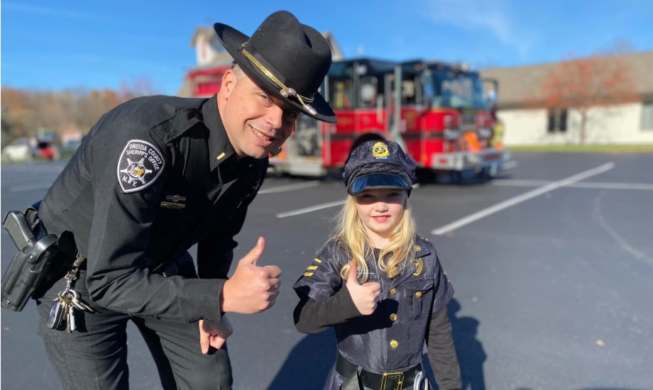 Oneida County Sheriff's posing for a picture